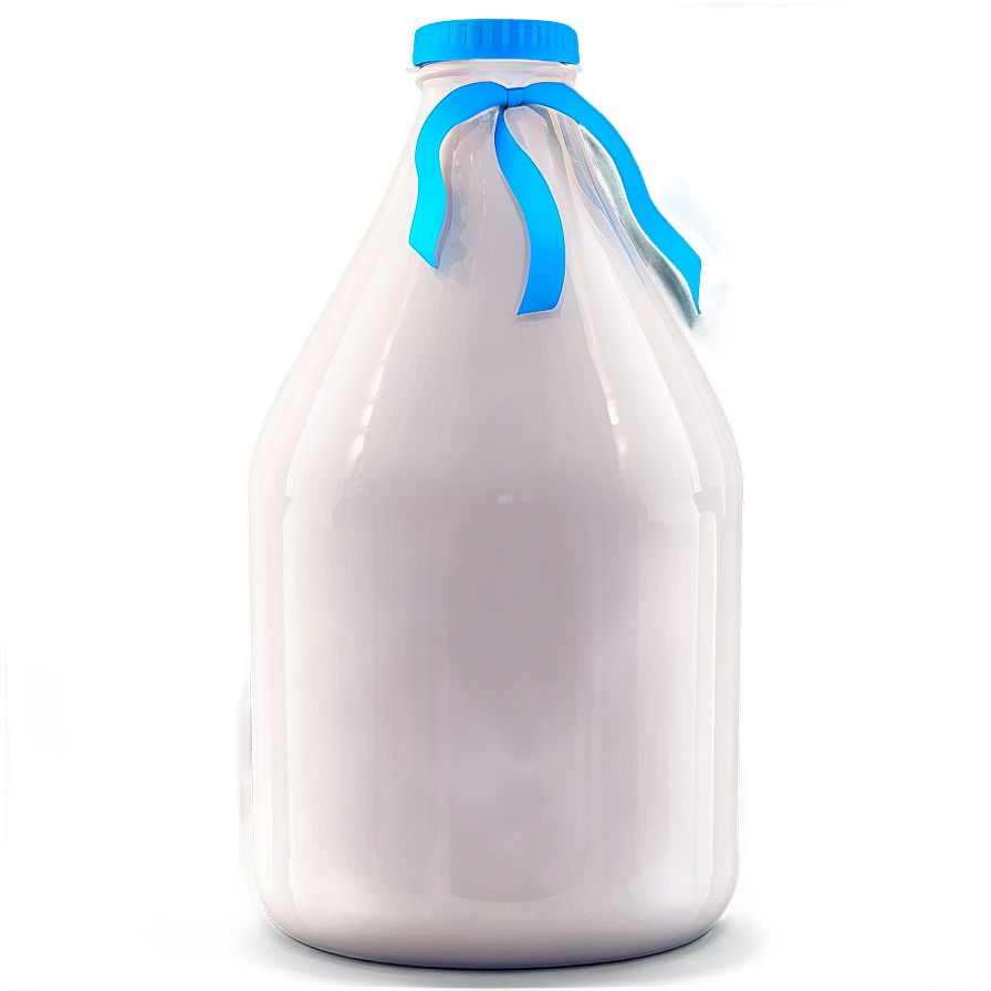 Milk Gallon With Ribbon Png Uos53 PNG Image