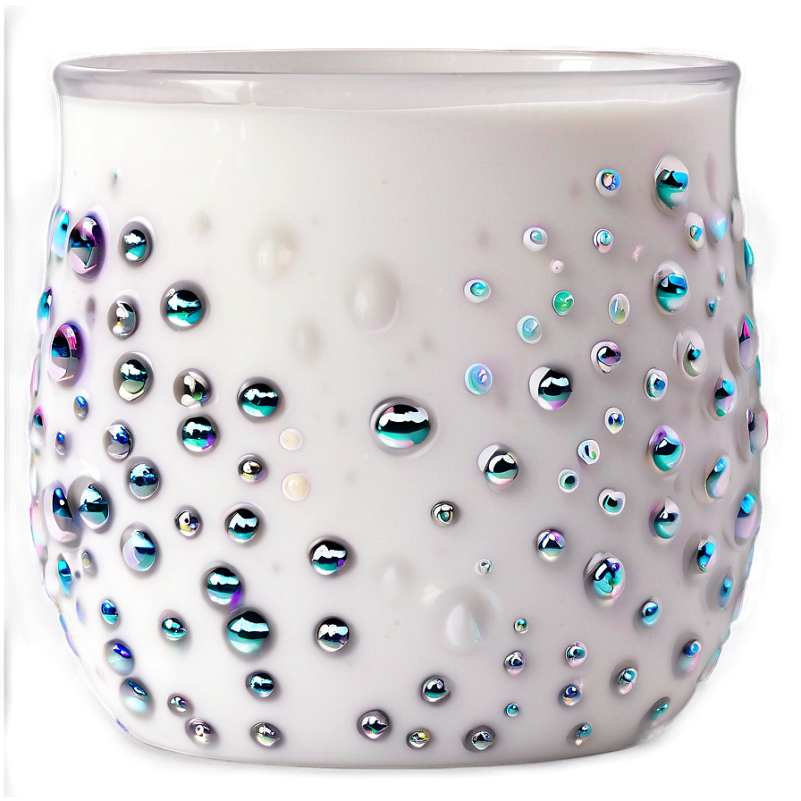 Milk Glass With Bubbles Png 68 PNG Image