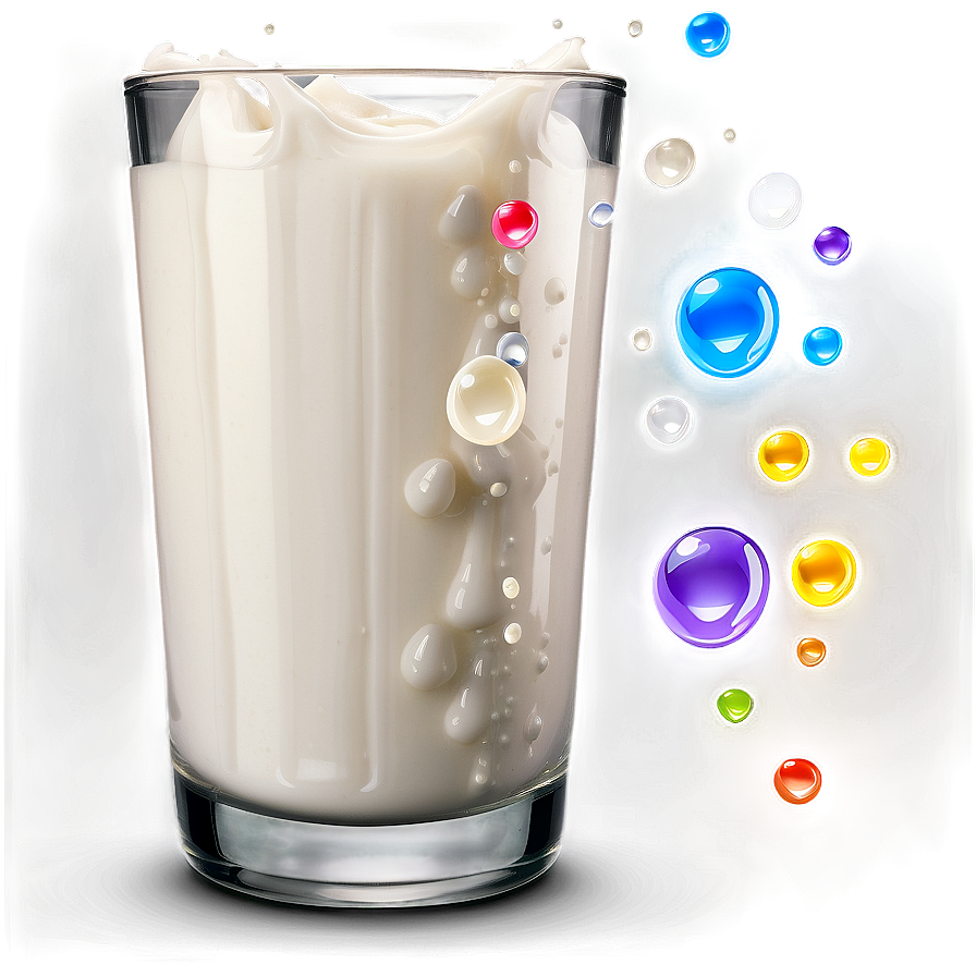 Milk Glass With Bubbles Png Cfm82 PNG Image