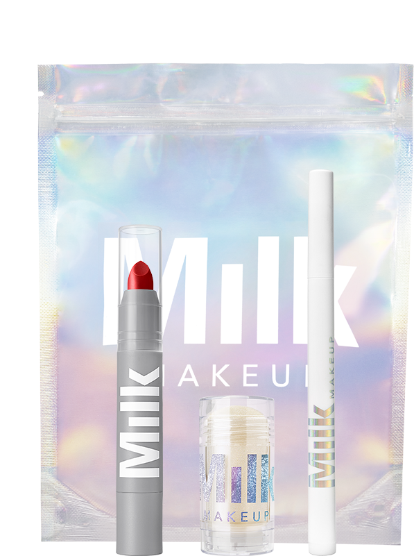 Milk Makeup Products Display PNG Image