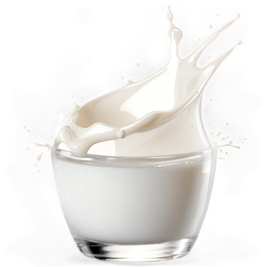 Milk Splash In Bowl Png 10 PNG Image