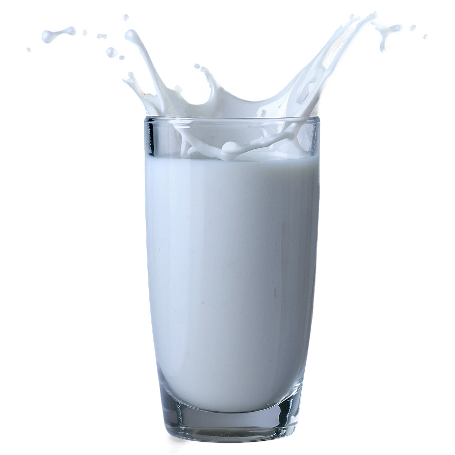 Milk Splash In Glass Png Hla47 PNG Image