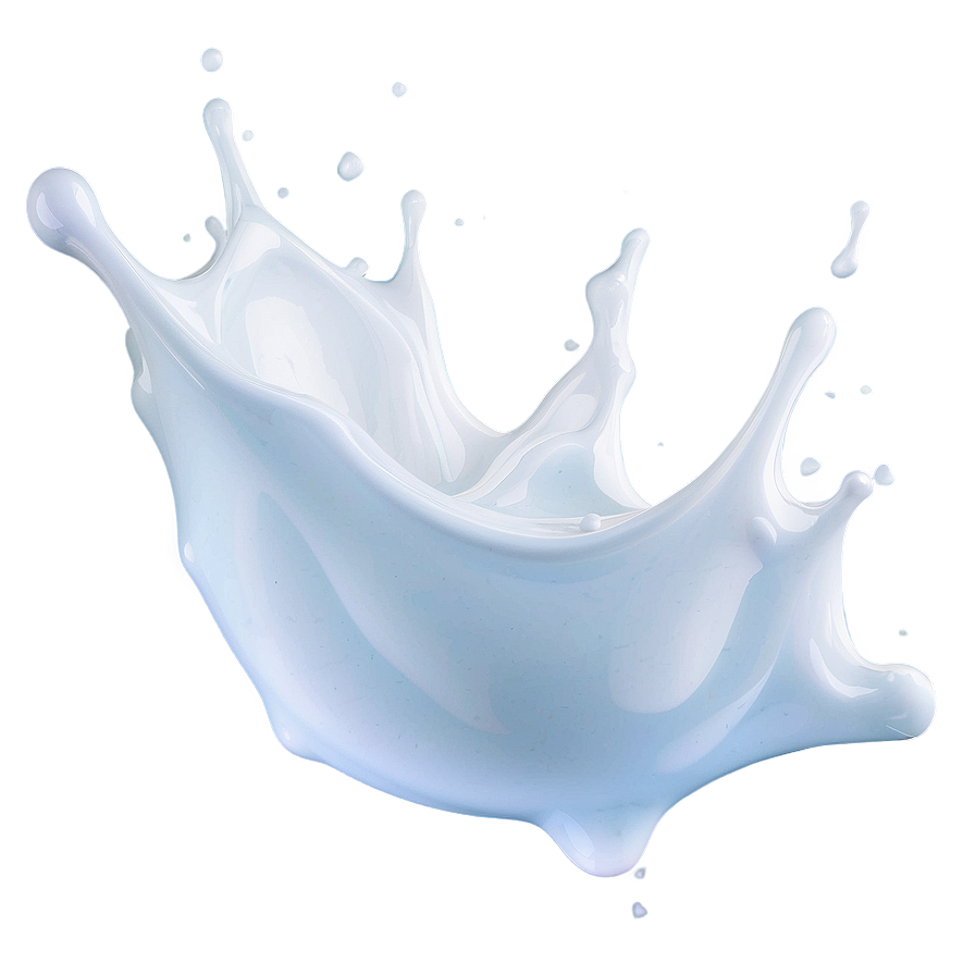 Milk Splash On Blue Png 05252024 PNG Image