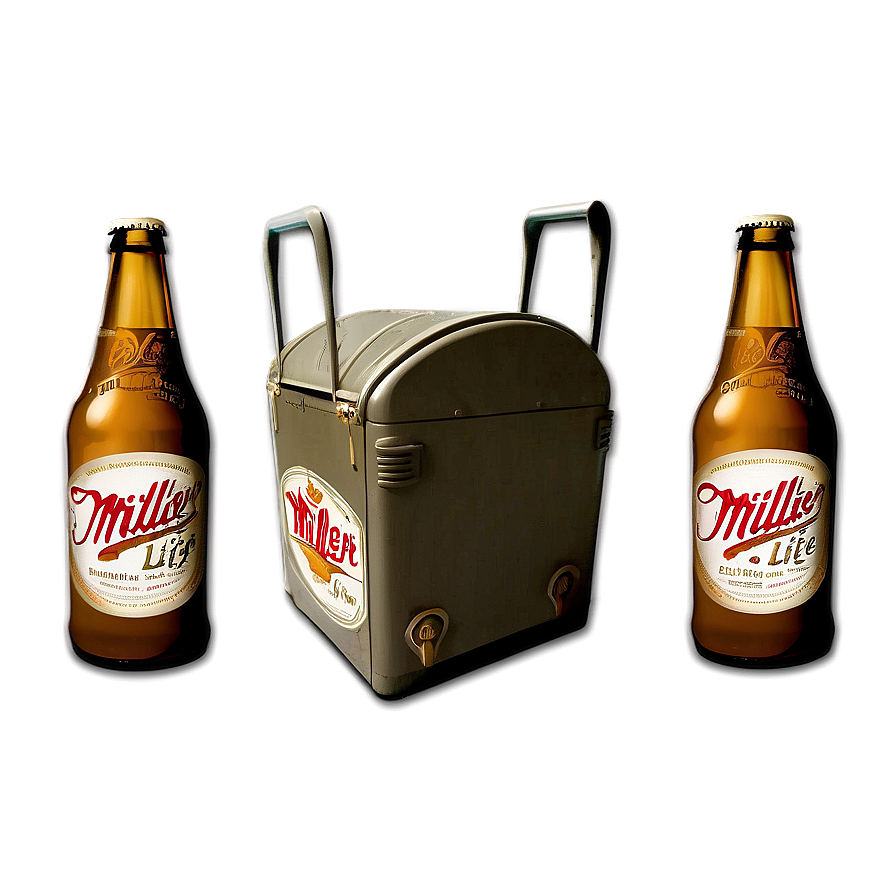 Miller High Life Vintage Cooler Png 11 PNG Image