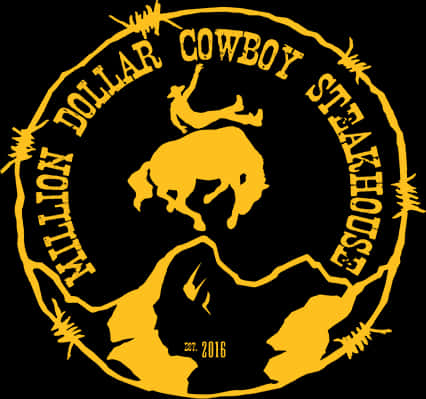 Million Dollar Cowboy Steakhouse Logo PNG Image