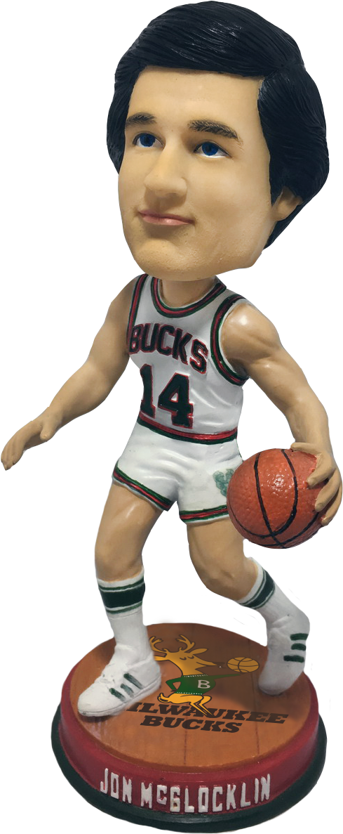 Milwaukee Bucks Bobblehead14 Mc Glocklin PNG Image