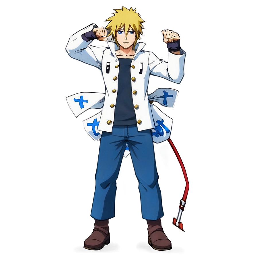 Minato's Heroic Stance Png 06202024 PNG Image