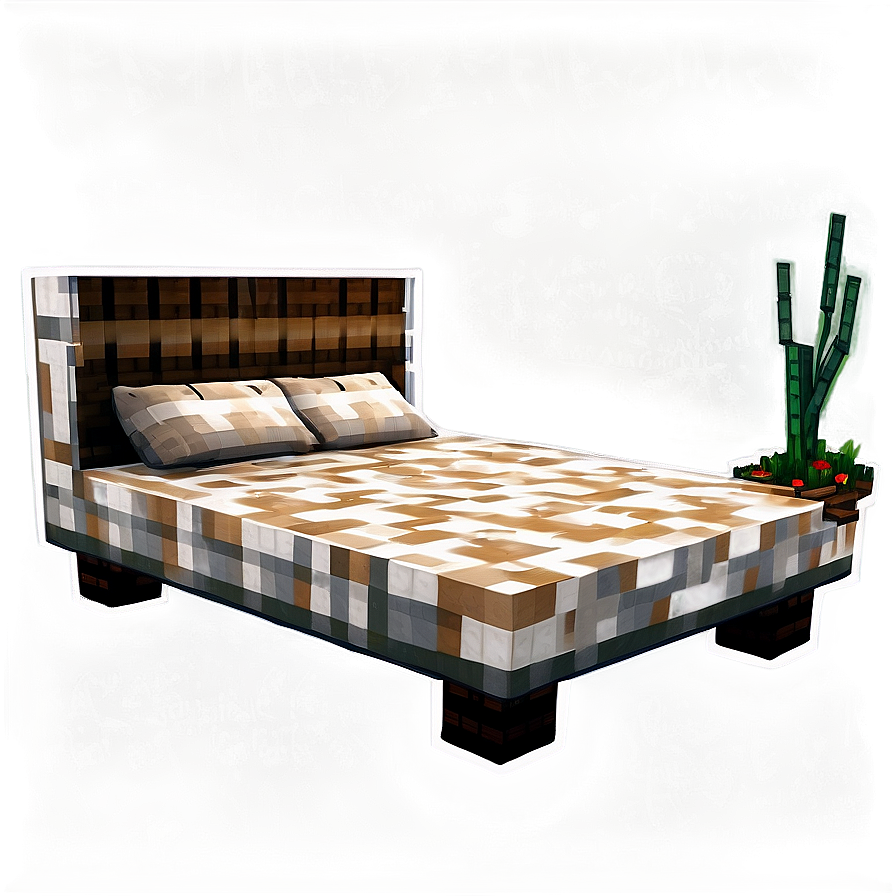 Minecraft Bed Concept Png 23 PNG Image