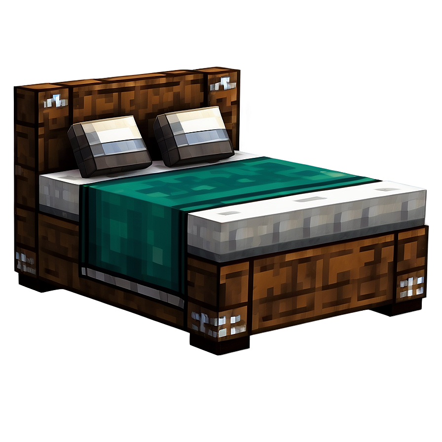 Minecraft Bed Design Png Lbx38 PNG Image