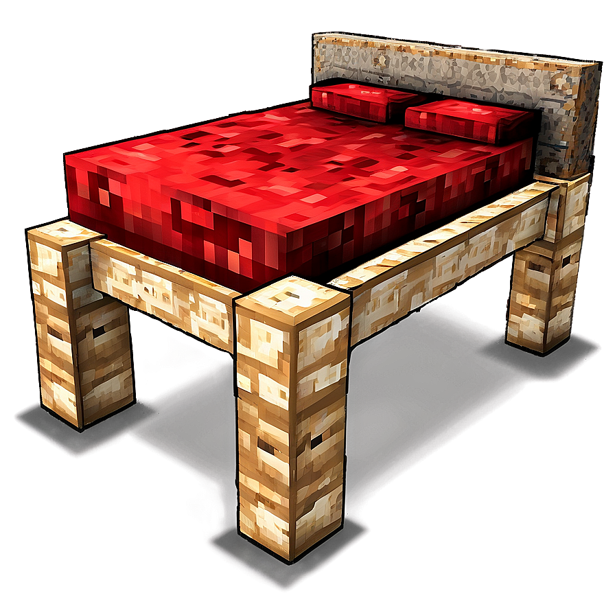 Minecraft Bed Frame Png 25 PNG Image