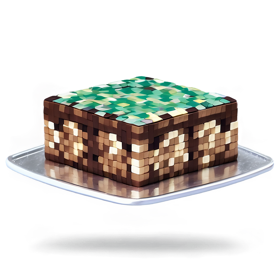 Minecraft Cake 3d Model Png Jqm15 PNG Image