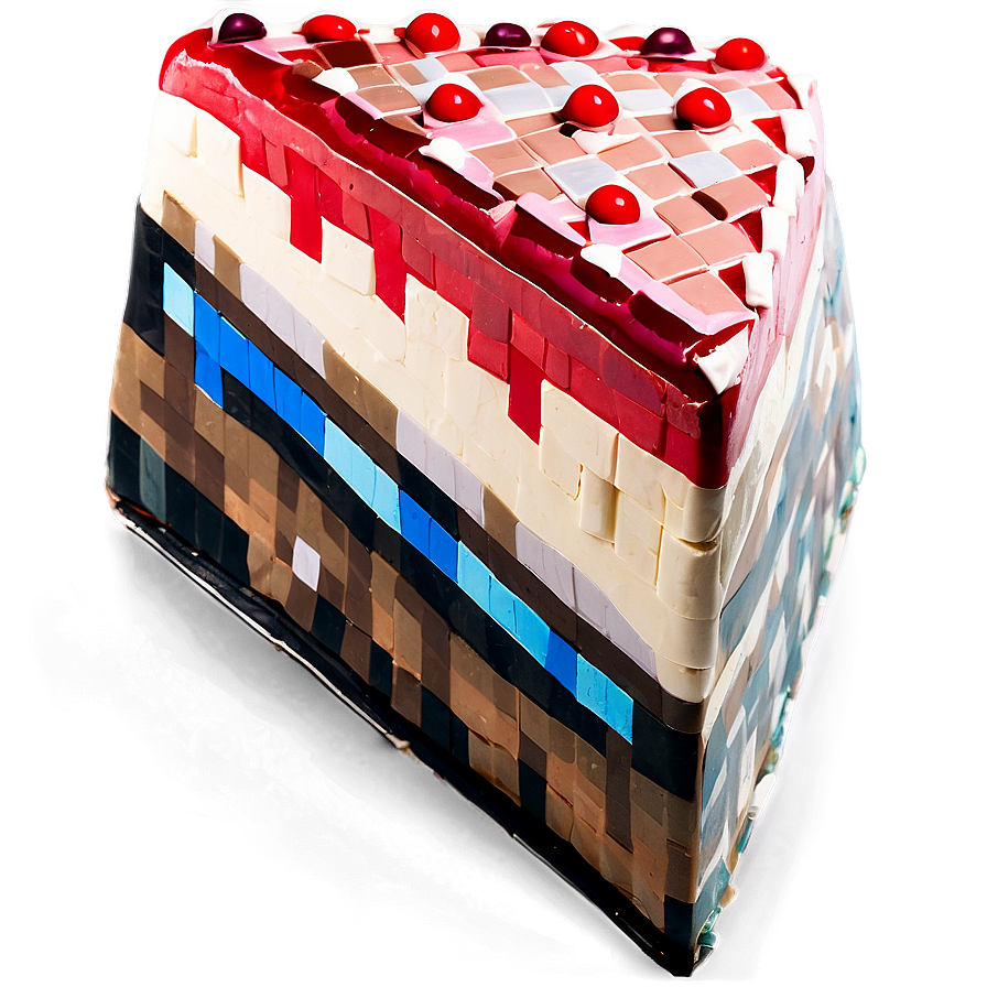 Minecraft Cake B PNG Image