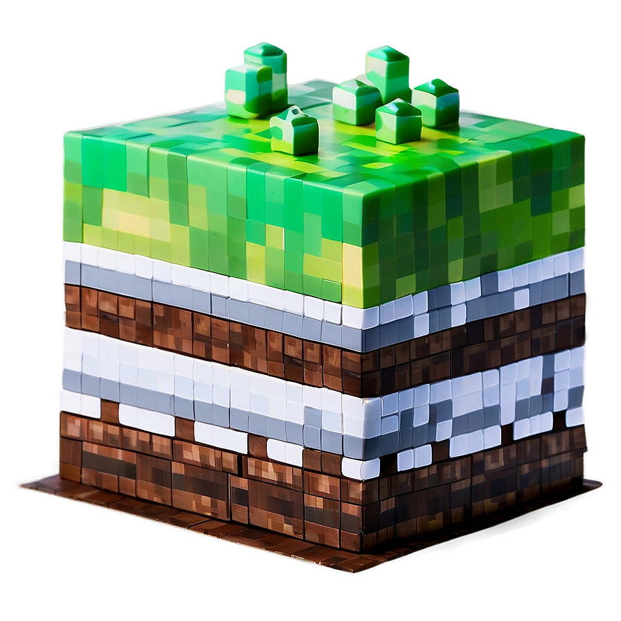 Minecraft Cake Multi-layer Png Rrj89 PNG Image