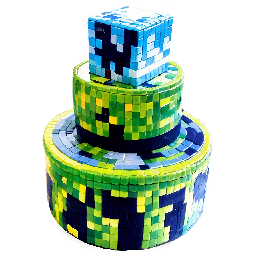 Minecraft Cake Stand Png Har PNG Image