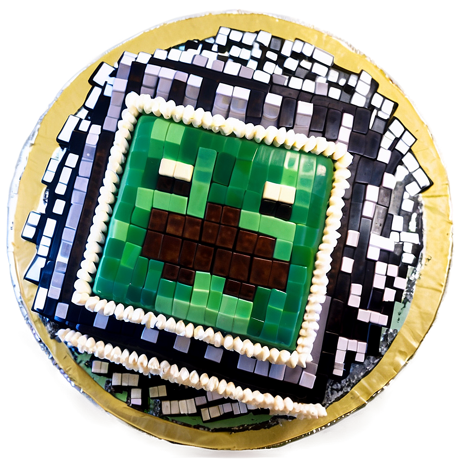 Minecraft Cake Top View Png 06132024 PNG Image