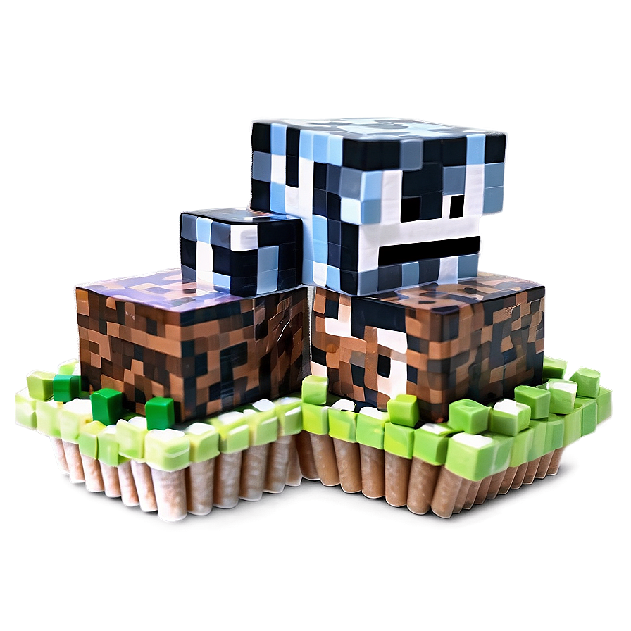 Minecraft Cake Toppers Png Ktd PNG Image