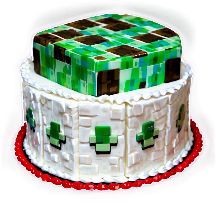 Minecraft Cake Toppers Png Vht44 PNG Image