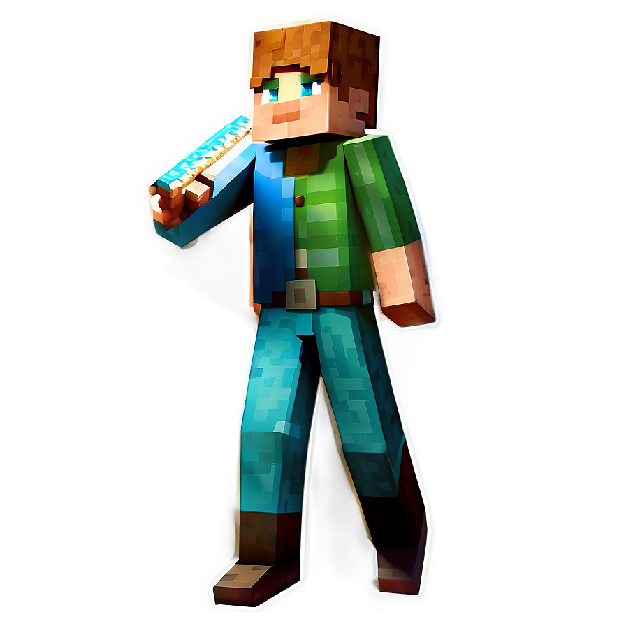 Minecraft Character Art Png Fpb PNG Image