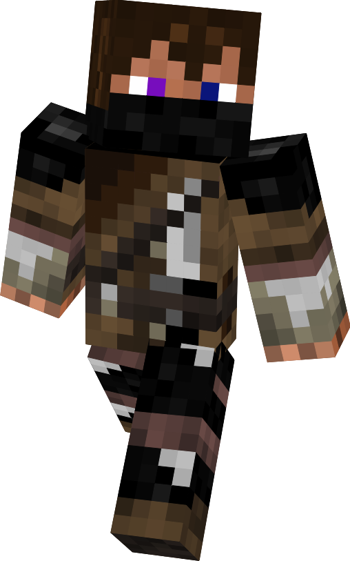 Minecraft Character Close Up PNG Image