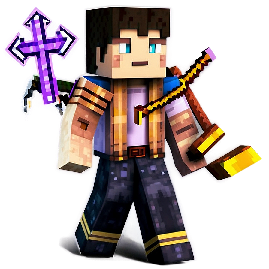 Minecraft Characters With Names Png Mwf PNG Image