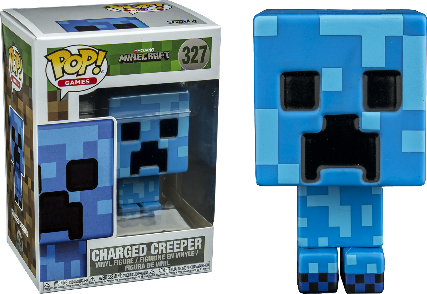 Minecraft Charged Creeper Funko Pop PNG Image