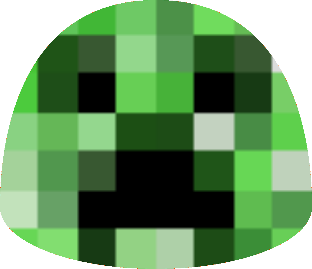 Minecraft Creeper Face Icon PNG Image