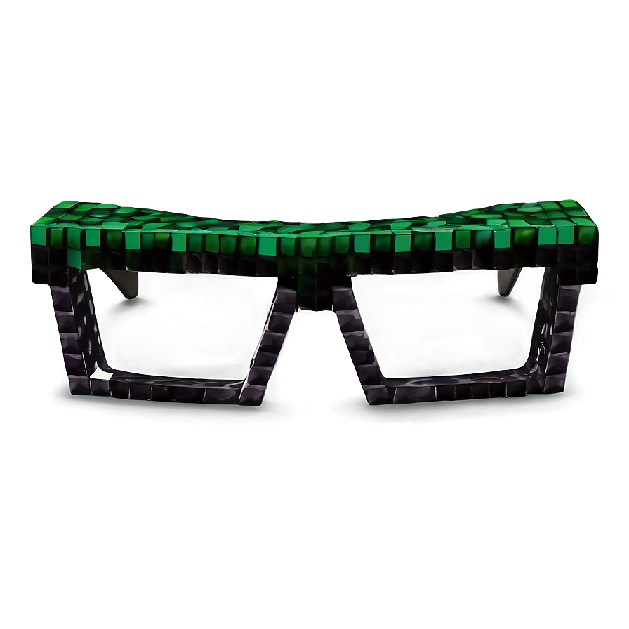 Minecraft Creeper Glasses Png Ytu PNG Image