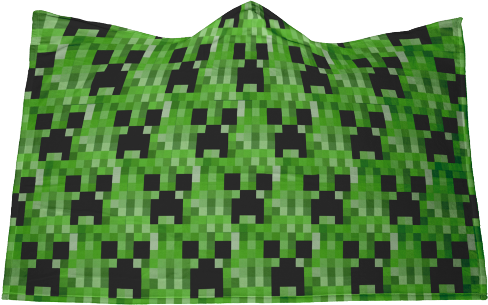 Minecraft Creeper Pillow Design PNG Image