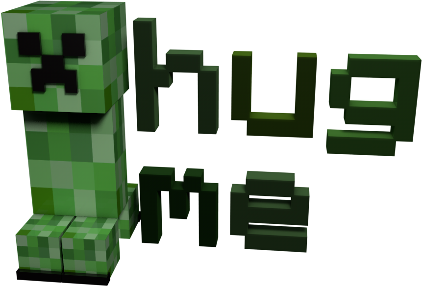 Minecraft Creeper3 D Model PNG Image