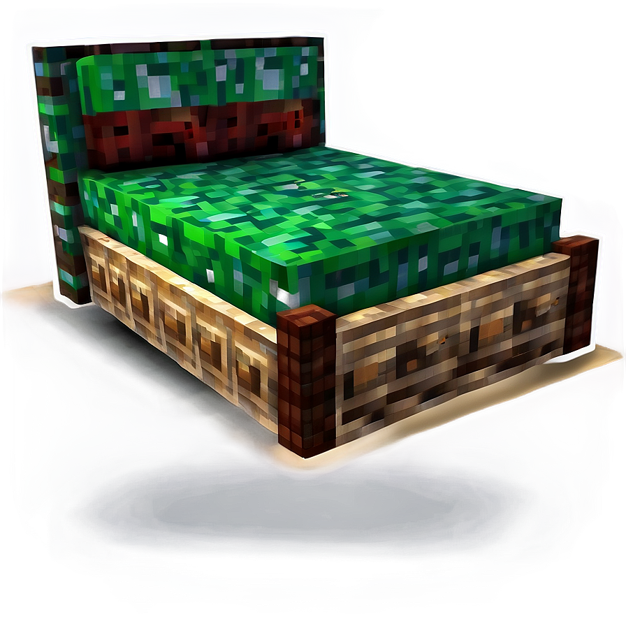 Minecraft Double Bed Png Duw21 PNG Image