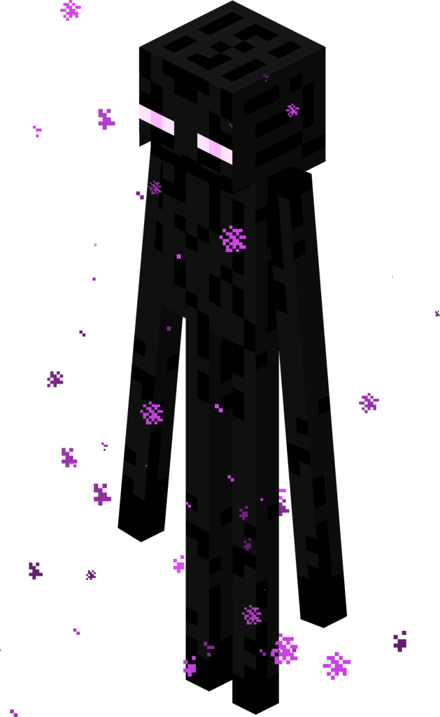 Minecraft Enderman Entity PNG Image