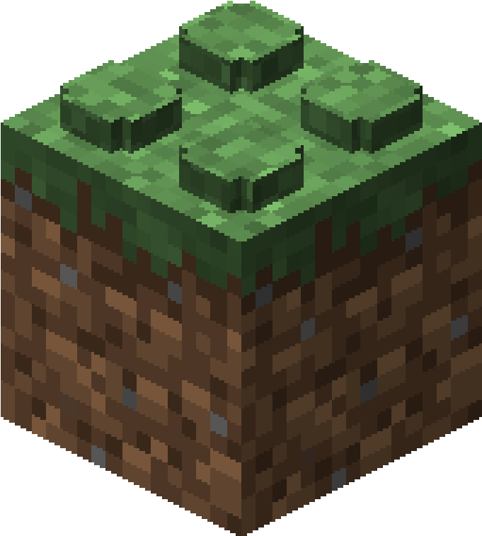 Minecraft_ Grass_ Block_ Icon PNG Image