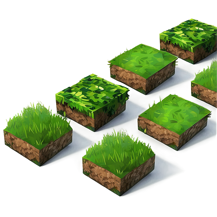 Minecraft Grass Block In Sunlight Png 36 PNG Image