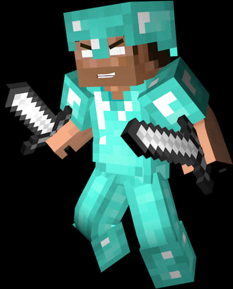 Minecraft Herobrine Character PNG Image