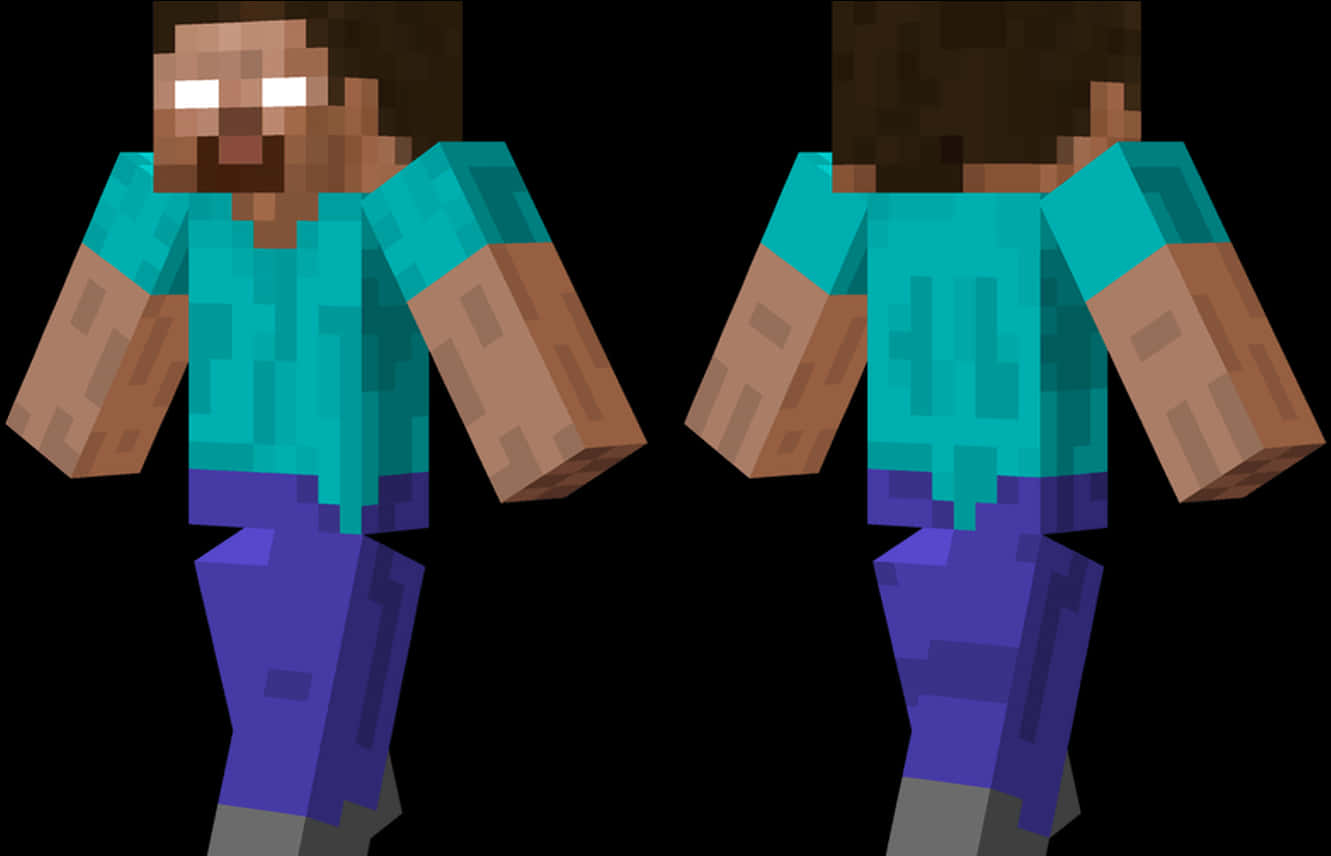 Minecraft Herobrine Mythical Character PNG Image