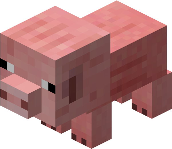 Minecraft_ Pig_ Model.png PNG Image