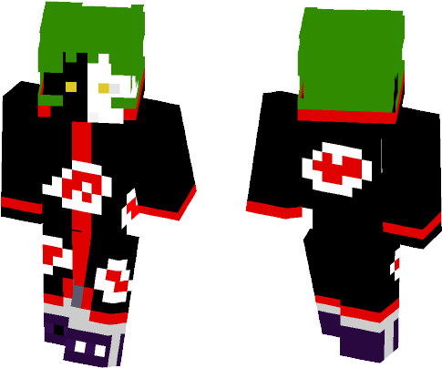 Minecraft Sasori Skin Design PNG Image