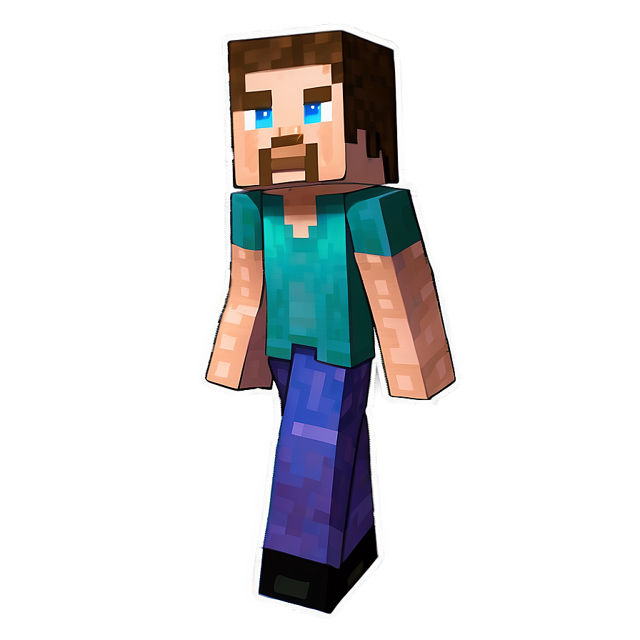 Minecraft Steve With Elytra Png Eby PNG Image