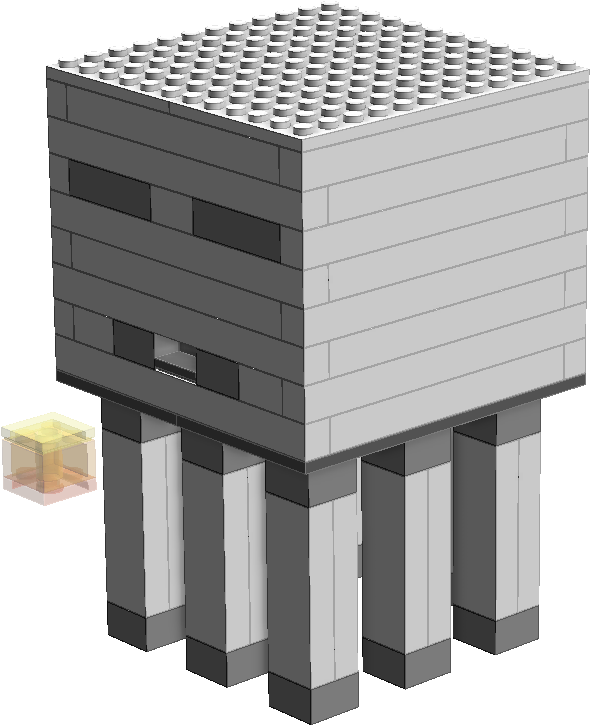 Minecraft Style Piano With Gold Ingot PNG Image