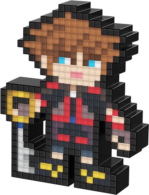 Minecraft Style Pixel Art Character PNG Image