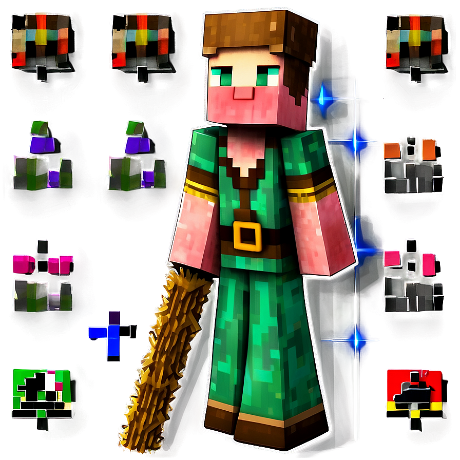 Minecraft Villager Skin Png 06202024 PNG Image