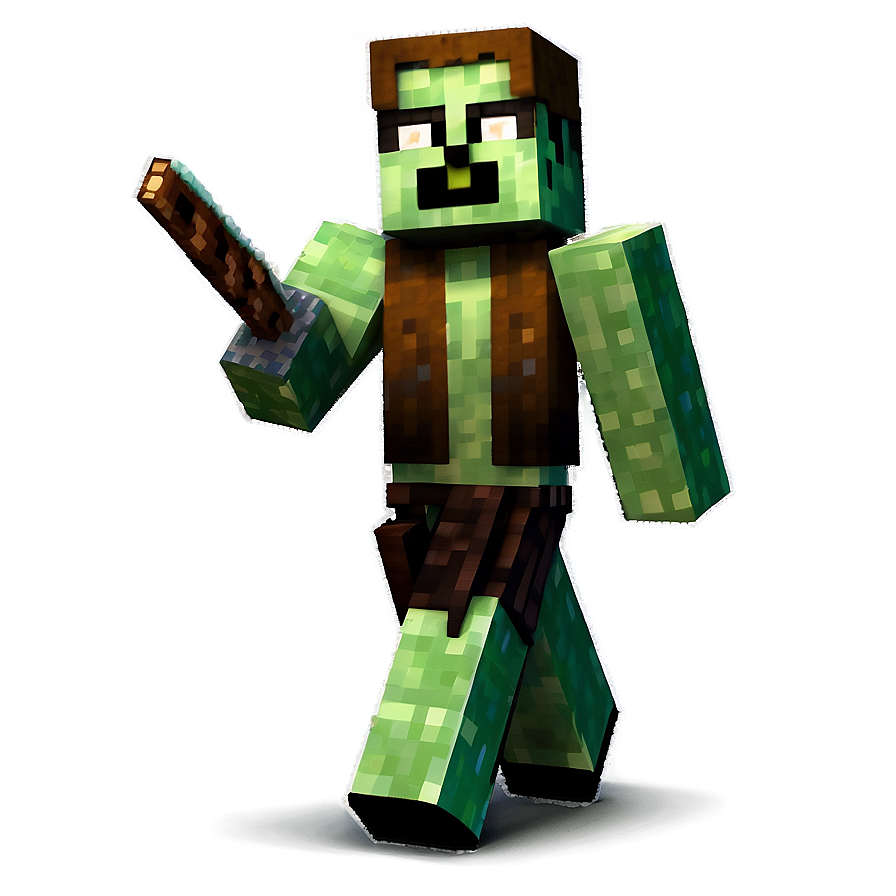 Minecraft Zombie Villager Png Ujg66 PNG Image