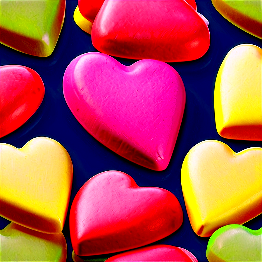 Mini Candy Hearts Png Qom PNG Image