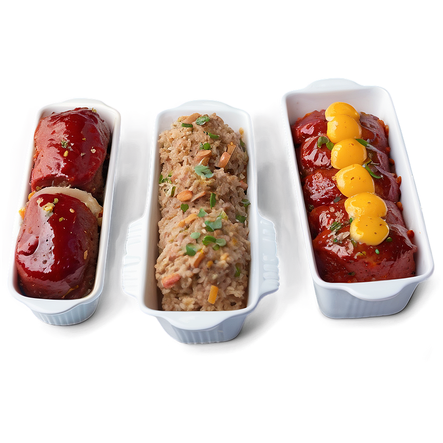 Mini Meatloaf Servings Png Mfu PNG Image