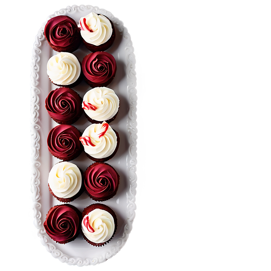 Mini Red Velvet Cakes Png Xcc PNG Image