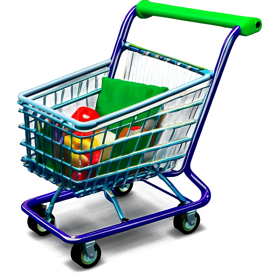 Mini Shopping Cart Png Cut15 PNG Image