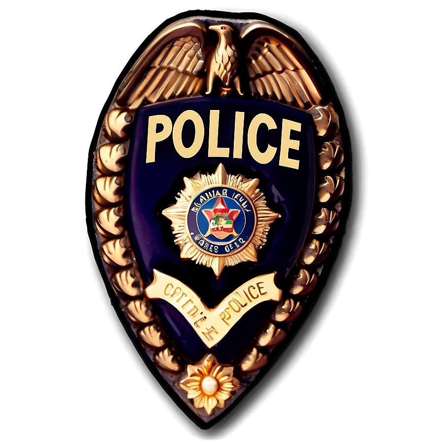 Miniature Police Badge Png 12 PNG Image