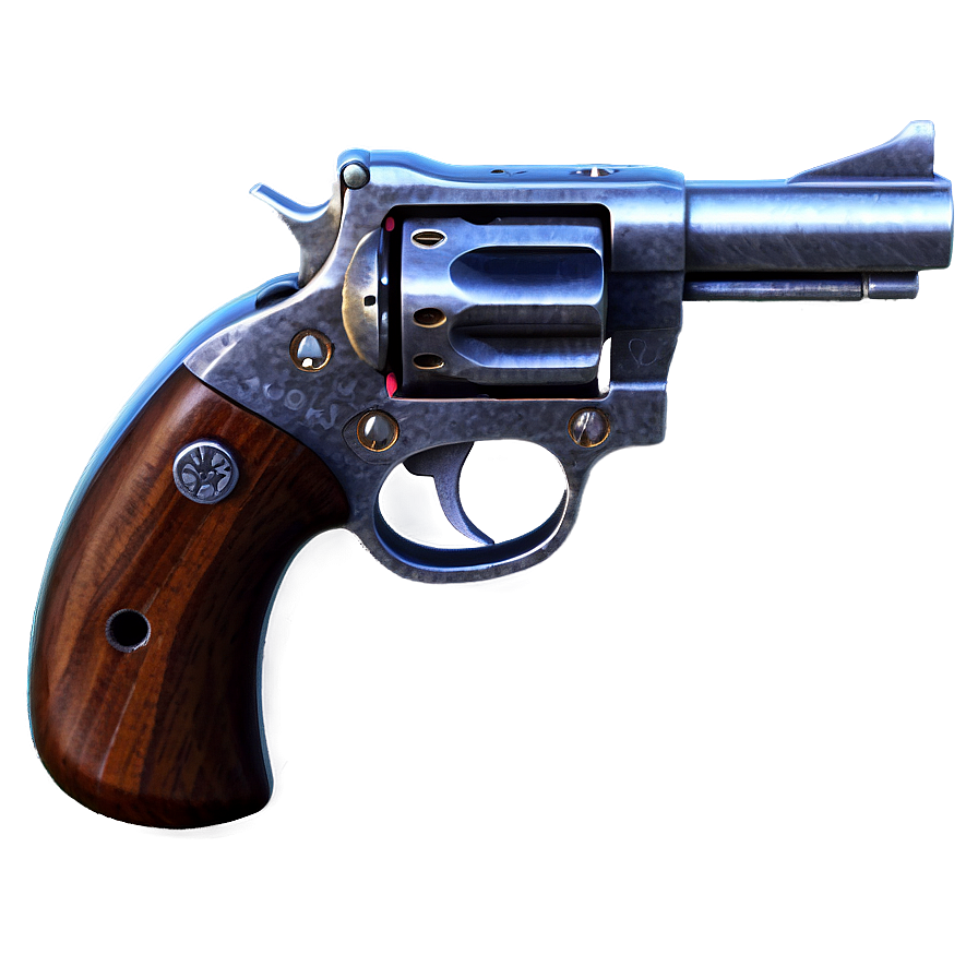 Miniature Revolver Model Png 15 PNG Image