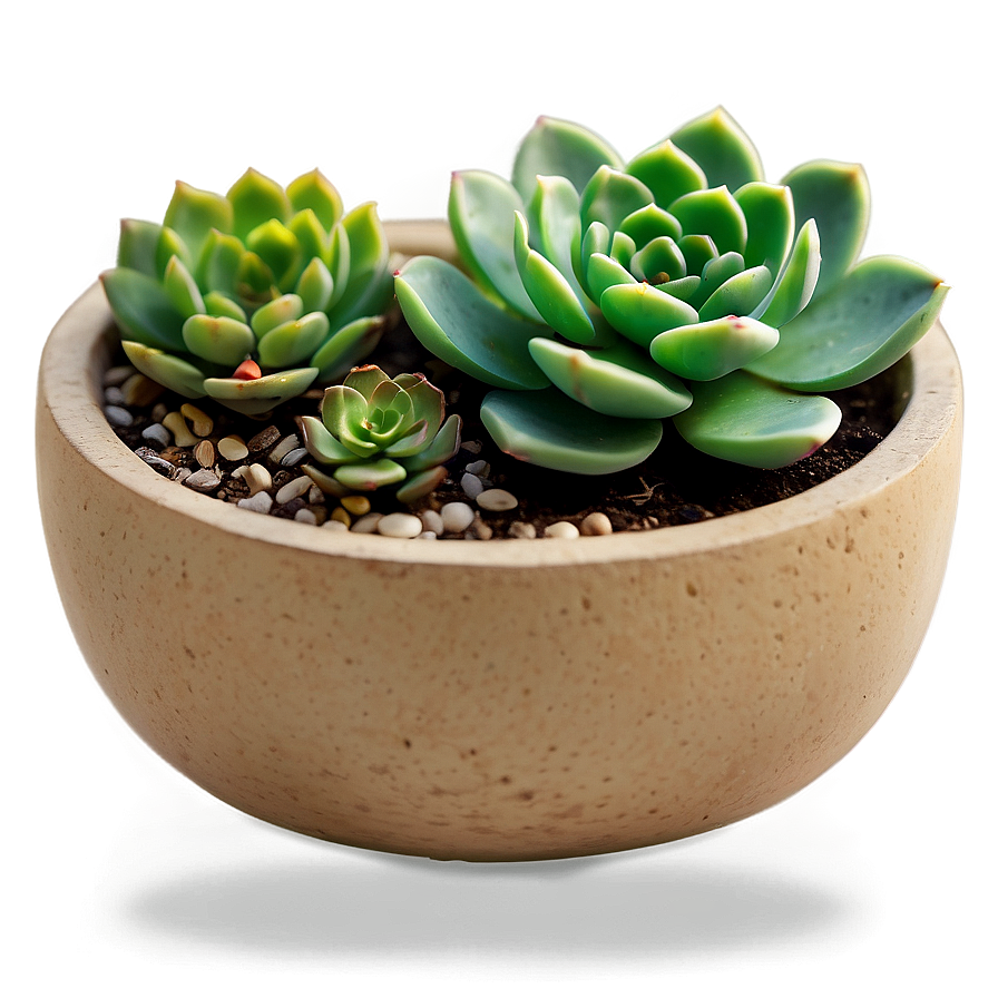 Miniature Succulent Scenes Png Aiu92 PNG Image