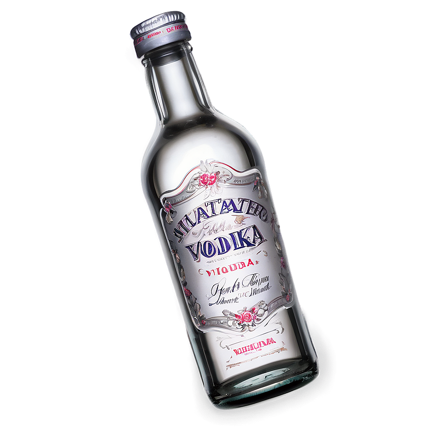 Miniature Vodka Bottle Png Orn PNG Image